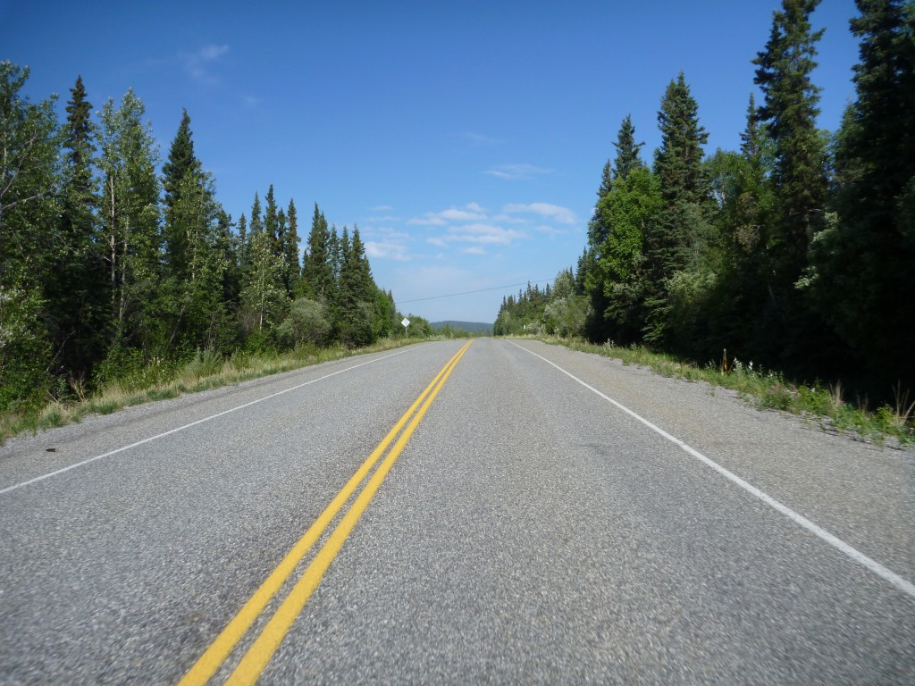 A whole lotta nothing an the Alaska Hwy...