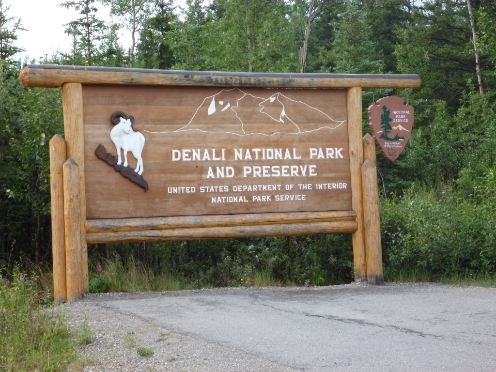 Entrance to the Park...home of Mt. McKinley